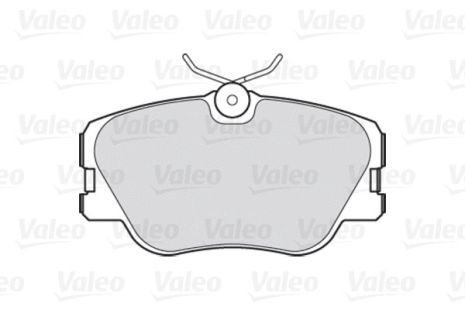 Комплект тормозных колодок MB 124, MB E-CLASS, MB 190, VALEO (301315)