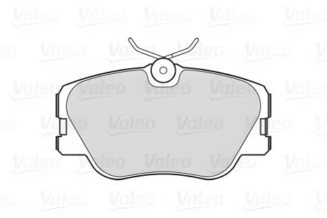 Комплект гальмівних колодок MB 124, MB E-CLASS, MB 190, VALEO (301315)