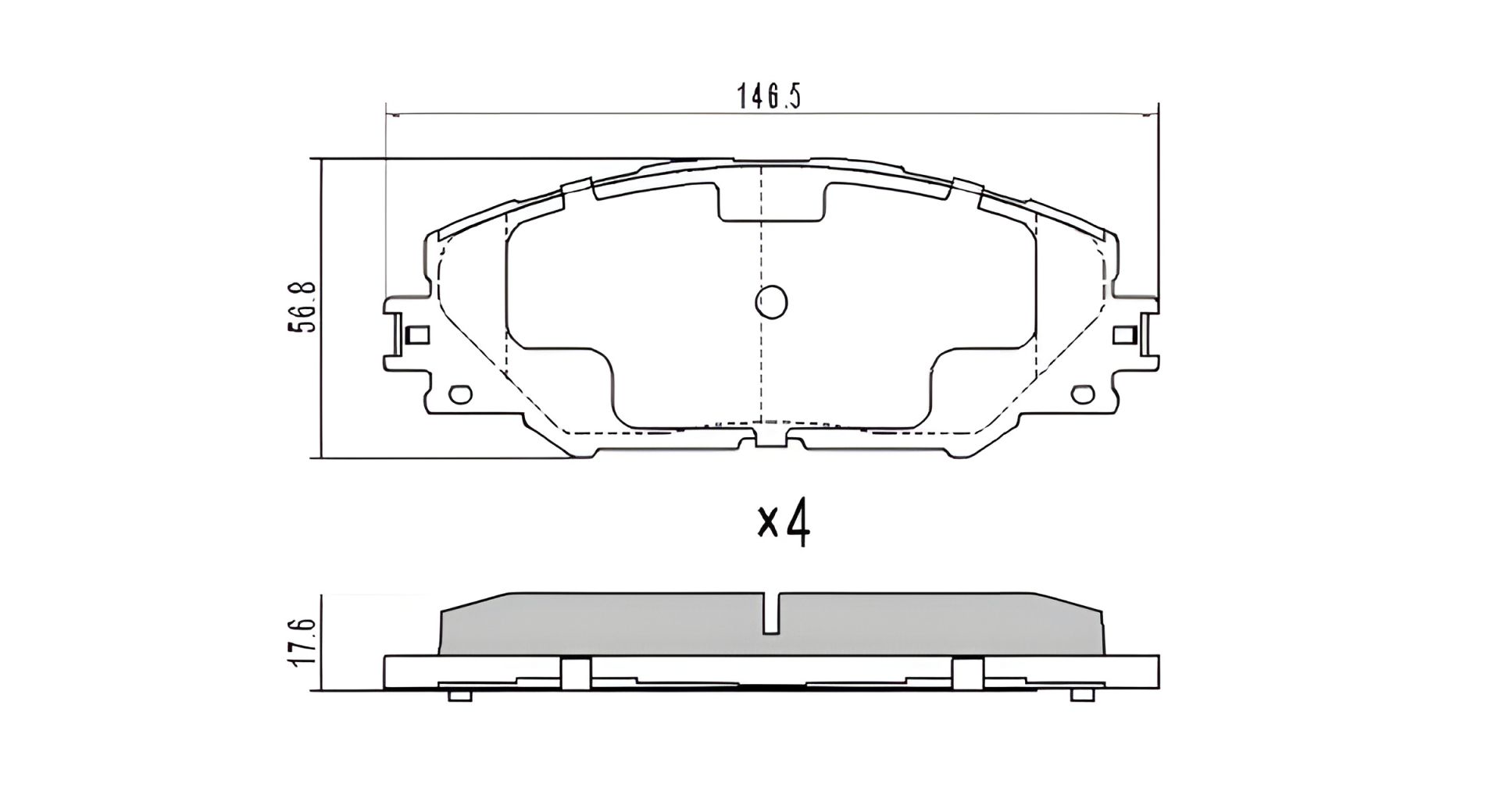 Комплект колодок гальмівних TOYOTA PRIUS/ TOYOTA RAV4/ TOYOTA AURIS, FREMAX (FBP1568) Комплект колодок гальмівних TOYOTA PRIUS/ TOYOTA RAV4/ TOYOTA AURIS, FREMAX (FBP1568)