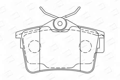 PEUGEOT PARTNER, CITROËN BERLINGO, PEUGEOT 308, CHAMPION (573289CH) комплект тормозных колодок PEUGEOT PARTNER, CITROËN BERLINGO, PEUGEOT 308, CHAMPION (573289CH) комплект тормозных колодок