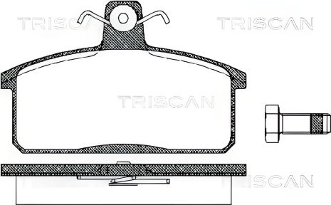 Колодки гальмівні SUZUKI VITARA & SAMURAI, TRISCAN Колодки гальмівні SUZUKI VITARA & SAMURAI, TRISCAN