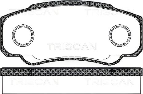 Гальмівні колодки Boxer/Ducato/Jumper, TRISCAN (811010533) Гальмівні колодки Boxer/Ducato/Jumper, TRISCAN (811010533)