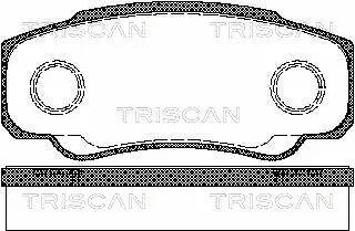 Комплект тормозных колодок PEUGEOT BOXER, FIAT DUCATO, CITROËN JUMPER, TRISCAN (811010533)