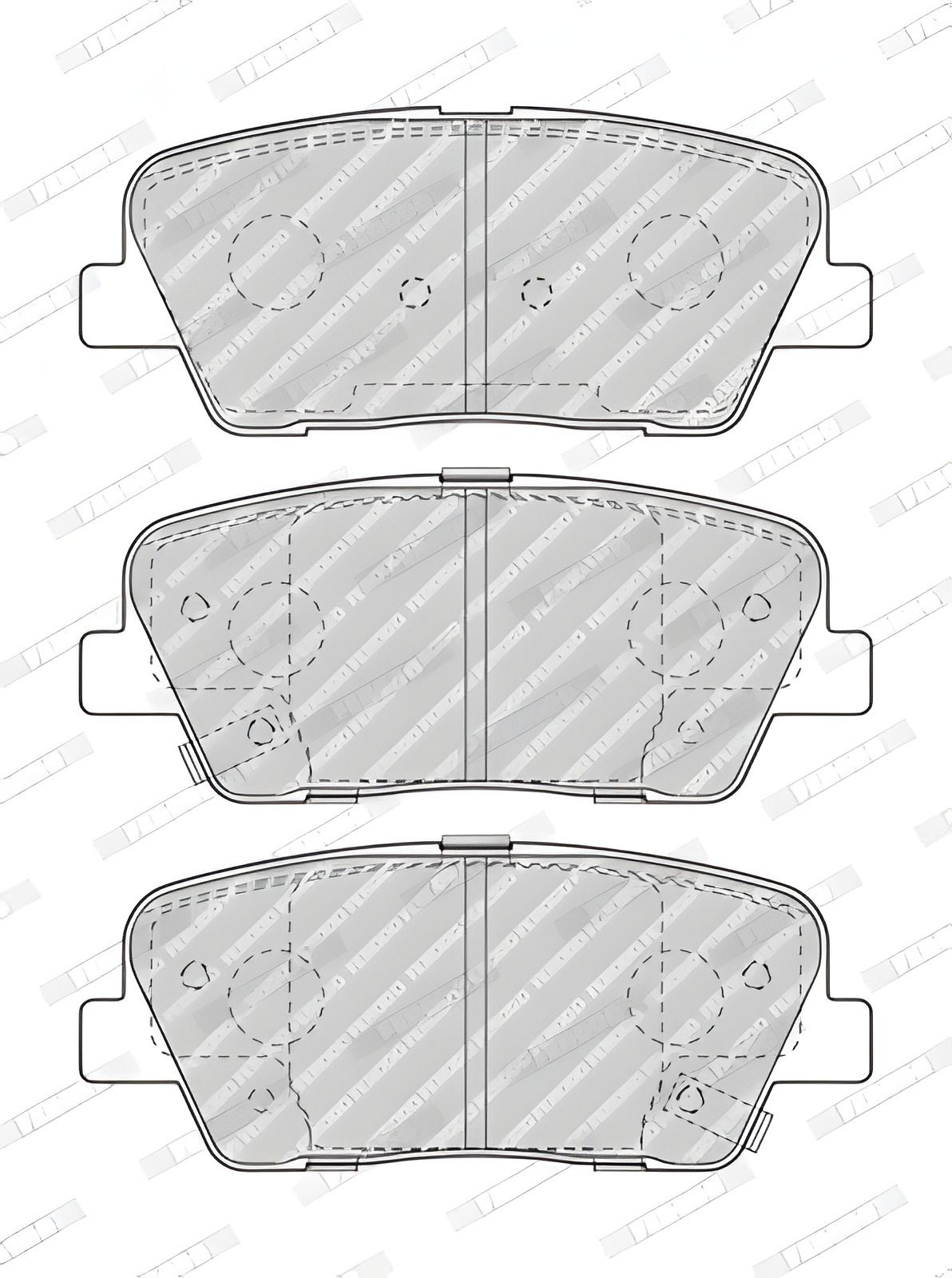 Комплект гальмівних колодок SSANGYONG MUSSO, KIA SORENTO, HYUNDAI GRAND, FERODO (FDB4391), якісний Комплект гальмівних колодок SSANGYONG MUSSO, KIA SORENTO, HYUNDAI GRAND, FERODO (FDB4391), якісний