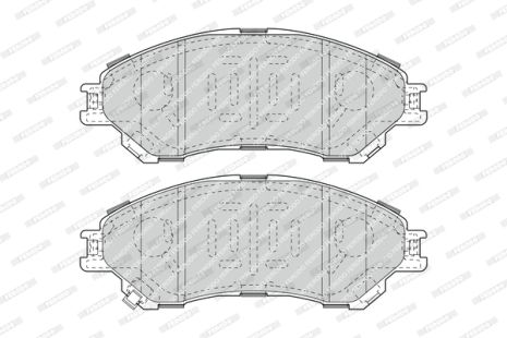 Комплект гальмівних колодок SUZUKI S-CROSS, SUZUKI VITARA, SUZUKI SX4, FERODO (FDB4884)
