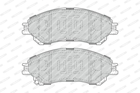 Комплект гальмівних колодок SUZUKI S-CROSS, SUZUKI VITARA, SUZUKI SX4, FERODO (FDB4884)