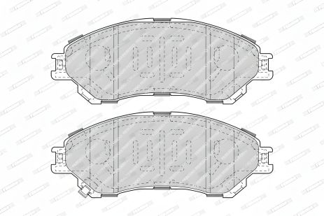 Гальмівних колодок комплект SUZUKI S-CROSS, SUZUKI VITARA, SUZUKI SX4, FERODO (FDB4884)