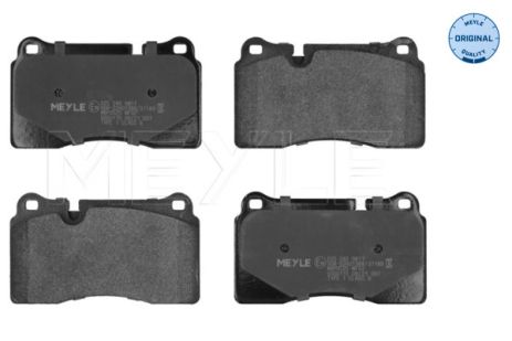 Комплект гальмівних колодок SEAT LEON, AUDI TT, VW TOUAREG, MEYLE (0252409817) Комплект гальмівних колодок SEAT LEON, AUDI TT, VW TOUAREG, MEYLE (0252409817)
