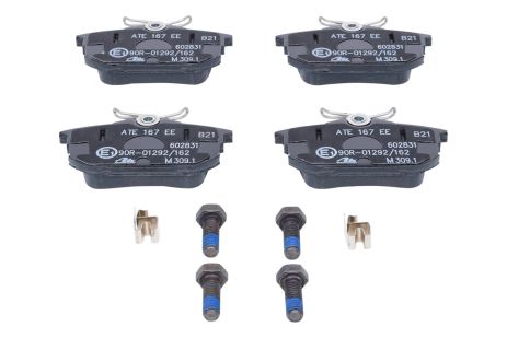 Комплект тормозных колодок VOLVO V40, MITSUBISHI COLT, MITSUBISHI SPACE, ATE (13046028312)