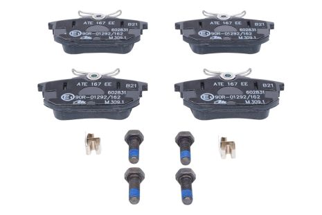 Комплект тормозных колодок VOLVO V40, MITSUBISHI COLT, MITSUBISHI SPACE, ATE (13046028312)