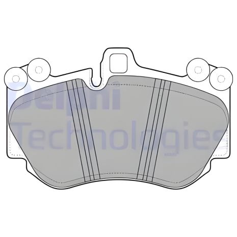Гальмівних колодок к-кт AUDI A5, PORSCHE CAYENNE, DELPHI (LP2116)