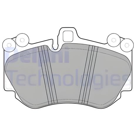 Гальмівних колодок к-кт AUDI A5, PORSCHE CAYENNE, DELPHI (LP2116)