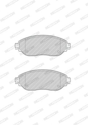Комплект тормозных колодок NISSAN NV300, FIAT TALENTO, OPEL VIVARO, FERODO (FVR4840)