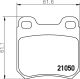 Комплект гальмівних колодок SATURN LW, CADILLAC CATERA, CHEVROLET OMEGA, HELLA PAGID (8DB355007381)