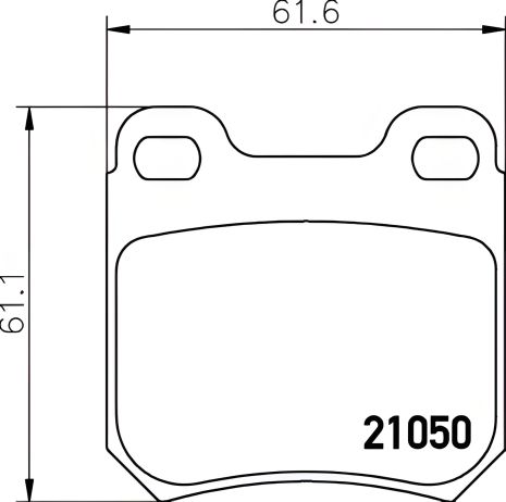 Комплект гальмівних колодок SATURN LW, CADILLAC CATERA, CHEVROLET OMEGA, HELLA PAGID (8DB355007381) Комплект гальмівних колодок SATURN LW, CADILLAC CATERA, CHEVROLET OMEGA, HELLA PAGID (8DB355007381)