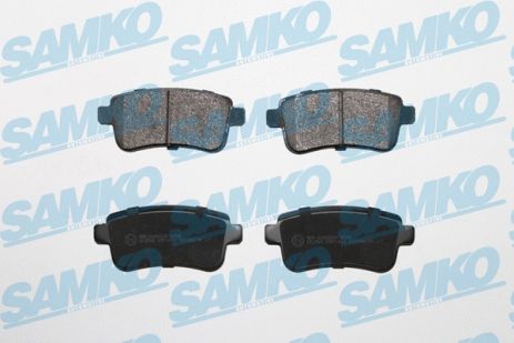 Комплект гальмівних колодок RENAULT CLIO, RENAULT MEGANE, RENAULT SCÉNIC, SAMKO (5SP1484)
