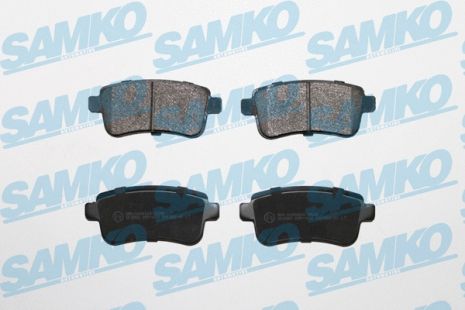 Комплект тормозных колодок RENAULT CLIO, RENAULT MEGANE, RENAULT SCÉNIC, SAMKO (5SP1484)