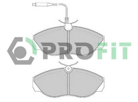 Комплект гальмівних колодок PEUGEOT BOXER, FIAT DUCATO, CITROËN JUMPER, PROFIT (50000967)