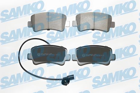 Комплект гальмівних колодок для NISSAN INTERSTAR, OPEL MOVANO, RENAULT MASTER, SAMKO (5SP1578) Комплект гальмівних колодок для NISSAN INTERSTAR, OPEL MOVANO, RENAULT MASTER, SAMKO (5SP1578)