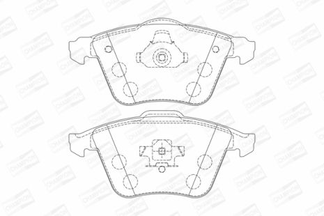 Комплект тормозных колодок CADILLAC BLS, FORD FOCUS, CHEVROLET VECTRA, CHAMPION (573199CH) Комплект тормозных колодок CADILLAC BLS, FORD FOCUS, CHEVROLET VECTRA, CHAMPION (573199CH)