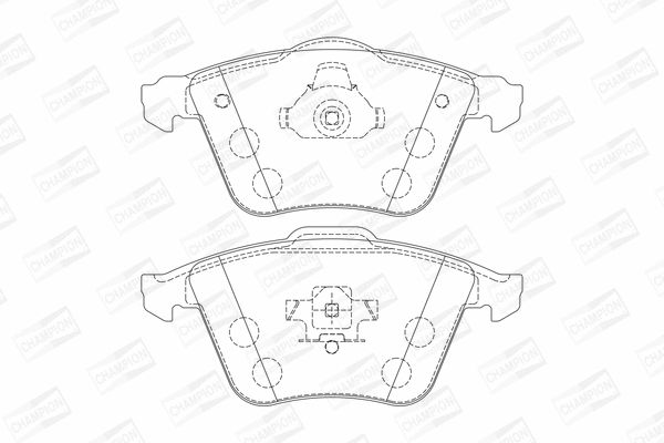 Комплект тормозных колодок CADILLAC BLS, FORD FOCUS, CHEVROLET VECTRA, CHAMPION (573199CH) Комплект тормозных колодок CADILLAC BLS, FORD FOCUS, CHEVROLET VECTRA, CHAMPION (573199CH)