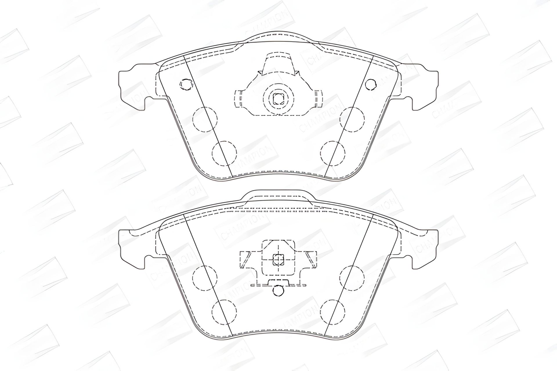 Гальмівних колодок комплект CADILLAC BLS, FOCUS FORD, VECTRA CHEVROLET, CHAMPION (573199CH) Гальмівних колодок комплект CADILLAC BLS, FOCUS FORD, VECTRA CHEVROLET, CHAMPION (573199CH)