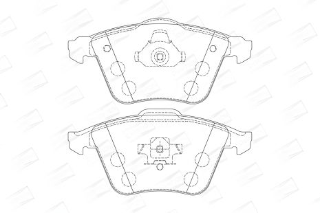Гальмівних колодок комплект CADILLAC BLS, FOCUS FORD, VECTRA CHEVROLET, CHAMPION (573199CH) Гальмівних колодок комплект CADILLAC BLS, FOCUS FORD, VECTRA CHEVROLET, CHAMPION (573199CH)