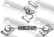 Подушка двигателя NISSAN PATHFINDER, NISSAN XTERRA, NISSAN NP300, FEBEST (NMBD40F)
