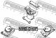 Подушка двигателя NISSAN PATHFINDER, NISSAN XTERRA, NISSAN NP300, FEBEST (NMBD40F)