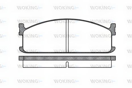 Комплект тормозных колодок ISUZU MIDI, BEDFORD MIDI, WOKING (P304300) Комплект тормозных колодок ISUZU MIDI, BEDFORD MIDI, WOKING (P304300)