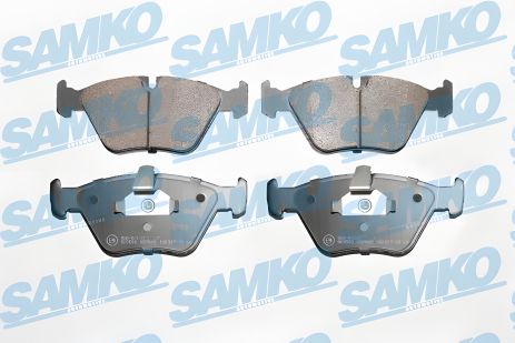 Комплект тормозных колодок BMW 5, SAMKO (5SP649) Комплект тормозных колодок BMW 5, SAMKO (5SP649)