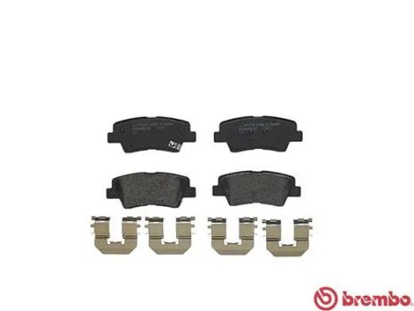 Комплект тормозных колодок GEELY BOYUE, EMGRAND EC7, SSANGYONG KORANDO, BREMBO (P30047)
