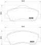 Комплект гальмівних колодок для CITROËN C4, PEUGEOT 308, PEUGEOT 301, BREMBO (P61113) Комплект гальмівних колодок для CITROËN C4, PEUGEOT 308, PEUGEOT 301, BREMBO (P61113)