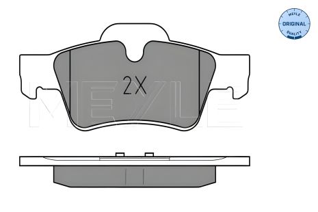 Гальмівні колодки комплект MB R-CLASS, MB GL-CLASS, MB M-CLASS, MEYLE (0252392318)