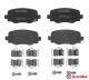 Комплект гальмівних колодок ALFA ROMEO, FIAT 500X, JEEP (GAC, BREMBO (P23177)