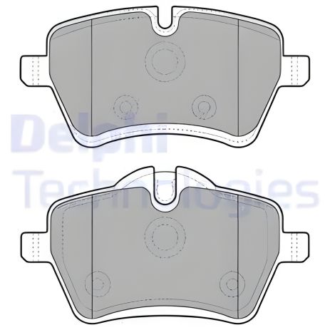 Тормозные колодки комплект FORD TAUNUS, DELPHI (LP1985)