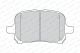 Комплект колодок LEXUS ES/TOYOTA NADIA/MARK, FERODO (FDB1437)