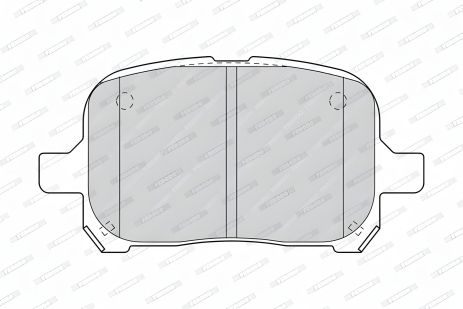 Комплект колодок LEXUS ES/TOYOTA NADIA/MARK, FERODO (FDB1437)