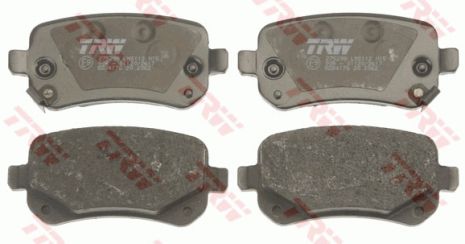 Комплект гальмівних колодок FIAT FREEMONT, DODGE JOURNEY, CHRYSLER GRAND, TRW (GDB4176)