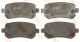 Комплект гальмівних колодок FIAT FREEMONT, DODGE JOURNEY, CHRYSLER GRAND, TRW (GDB4176)