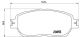Комплект гальмівних колодок LEXUS ES, TOYOTA ALPHARD, TOYOTA AVALON, BREMBO (P83105)