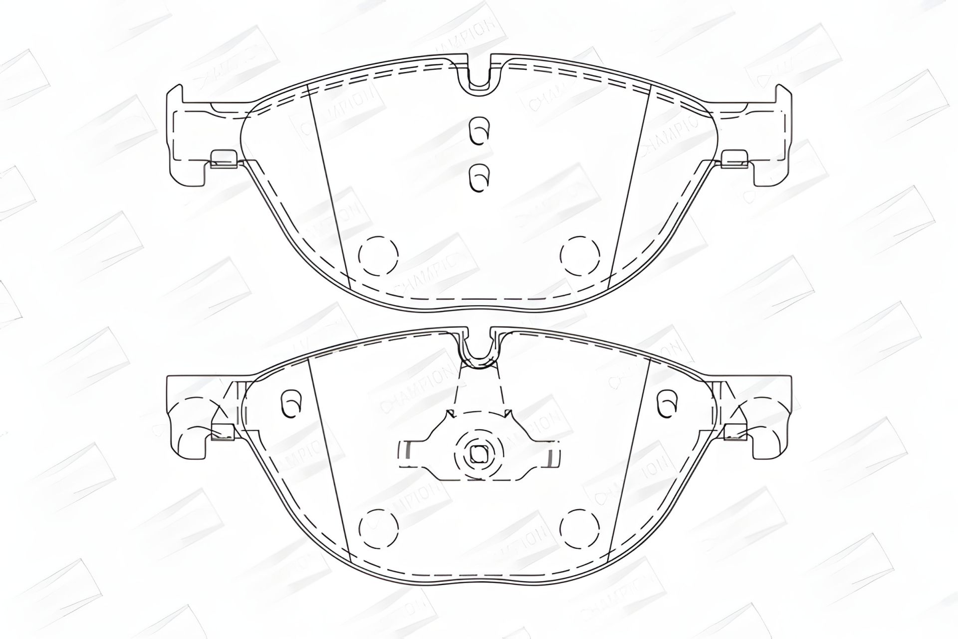 Гальмівні колодки для ALPINA B7, BMW 6, BMW 5, CHAMPION (573292CH) Гальмівні колодки для ALPINA B7, BMW 6, BMW 5, CHAMPION (573292CH)