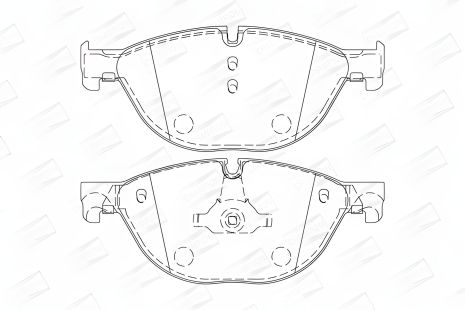 Гальмівні колодки для ALPINA B7, BMW 6, BMW 5, CHAMPION (573292CH) Гальмівні колодки для ALPINA B7, BMW 6, BMW 5, CHAMPION (573292CH)
