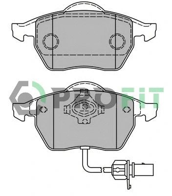 Комплект тормозных колодок SEAT EXEO, SKODA SUPERB, AUDI A6, PROFIT (50001717)