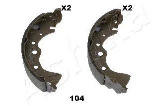 Комплект тормозных колодок NISSAN PRAIRIE, ASHIKA (5501104)