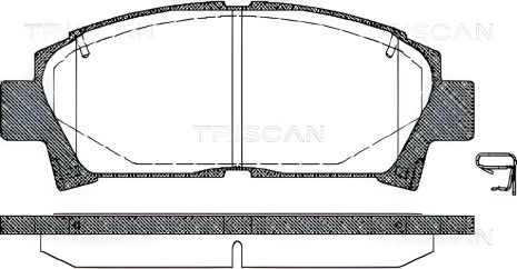 Гальмівних колодок комплект TOYOTA CALDINA, TOYOTA AVENSIS, TOYOTA CARINA, TRISCAN (811013014) Гальмівних колодок комплект TOYOTA CALDINA, TOYOTA AVENSIS, TOYOTA CARINA, TRISCAN (811013014)