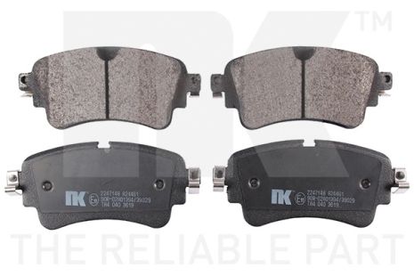 Комплект гальмівних колодок AUDI A7, AUDI A6, AUDI Q5, NK (2247148) Комплект гальмівних колодок AUDI A7, AUDI A6, AUDI Q5, NK (2247148)