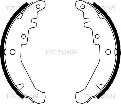 Комплект тормозных колодок FIAT SIENA, FIAT PALIO, TRISCAN (810015026)