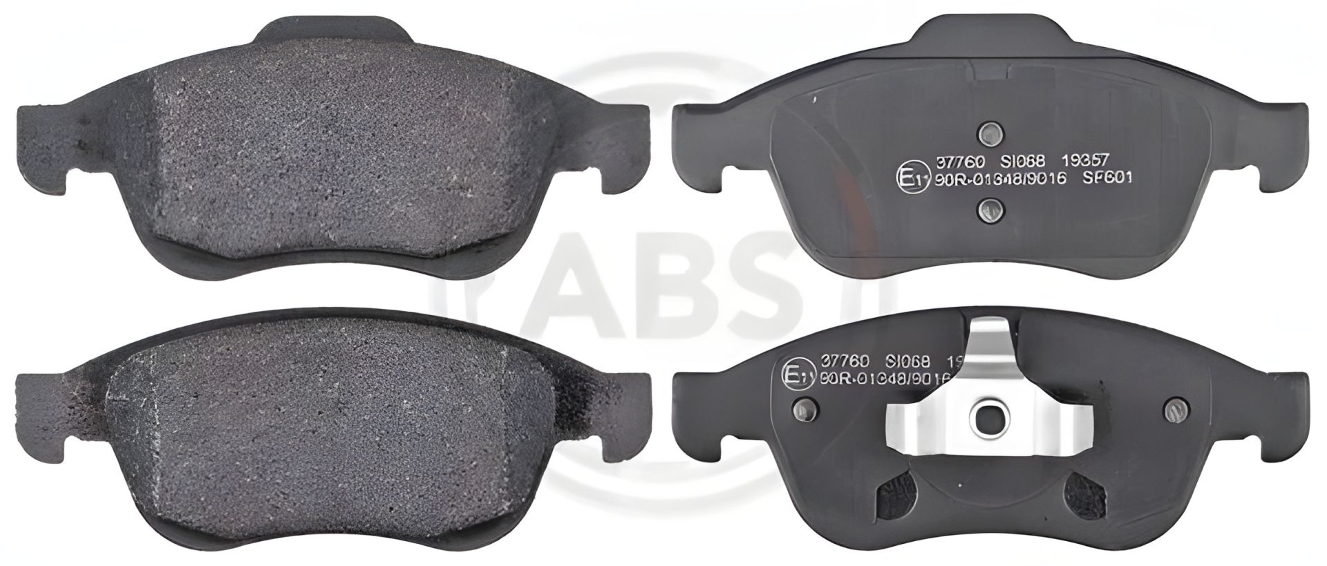 Комплект колодок тормозной системы DACIA DUSTER, RENAULT CLIO, RENAULT KAPTUR, A.B.S. (37760) Комплект колодок тормозной системы DACIA DUSTER, RENAULT CLIO, RENAULT KAPTUR, A.B.S. (37760)