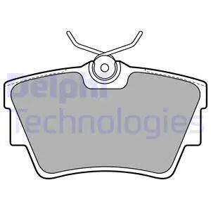 Комплект тормозных колодок NISSAN PRIMASTAR, OPEL VIVARO, RENAULT TRAFIC, DELPHI (LP1745)